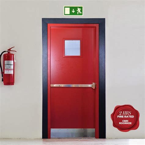 120 Minutes Fire Resistant Emergency Exit Door, Rs 4200 /sqmt Harsha Engineering Work | ID ...