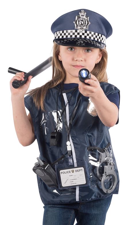 Dress-Up, Costumes Police Toys for Kids Costume and Role Play Accessories with Bag included ...