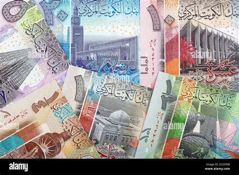 Kuwaiti Dinar a business background Stock Photo - Alamy