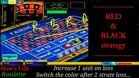 RED & BLACK Roulette strategy... - YouTube