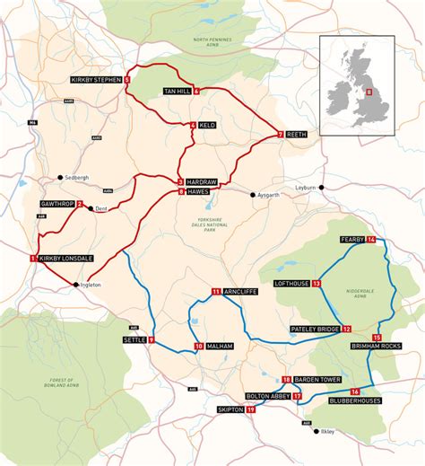 World Maps Library - Complete Resources: Maps Yorkshire Dales