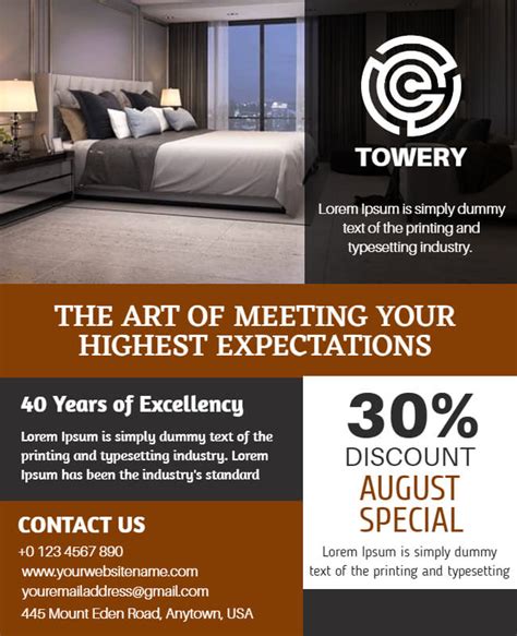 Hotel Flyer Samples - Design and Inspiration