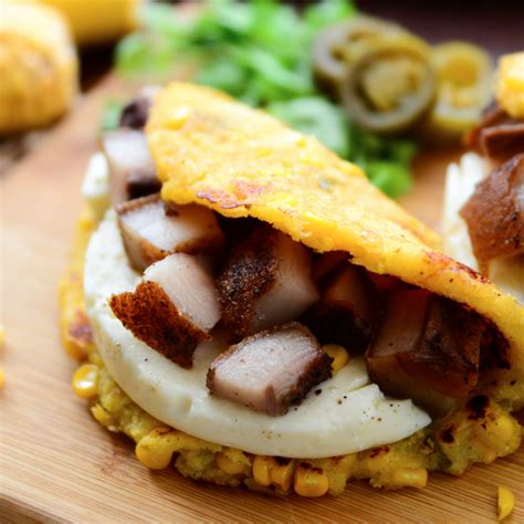 Pork Belly and Cheese Jalapeño Cachapas | Recipe | Food recipes, Food 52, Pork belly