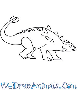 How to Draw an Ankylosaurus