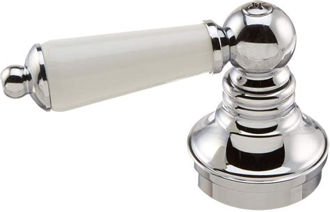 Danco 46010 Replacement Chrome Lever White Tip, Faucet Handle, 2" H x 1.5" W x 3.25" L ...