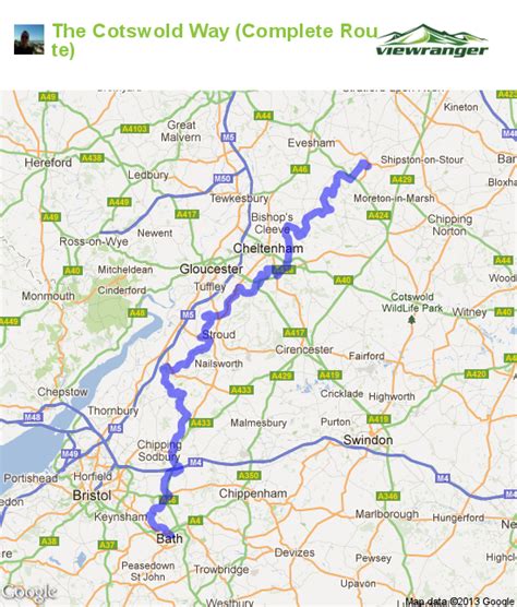 ViewRanger - the App for Adventure | Cotswold way, Road trip map, Cotswolds map