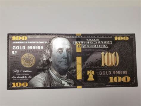 Black Gold Silver Banknote Notes Paper Bill Coins Dollar Federal Money Reserve | eBay