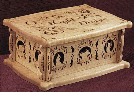 Scroll Saw Projects | Christmas box, Scroll saw, Box patterns