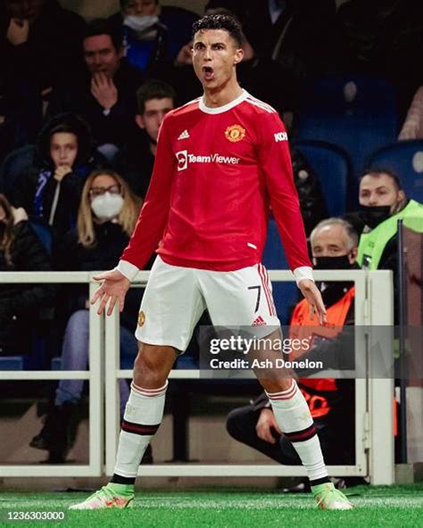 Cristiano Ronaldo of Manchester United celebrates scoring a goal to... News Photo - Getty Images