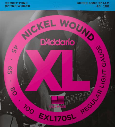 D'Addario XL Bass Strings-TV Jones