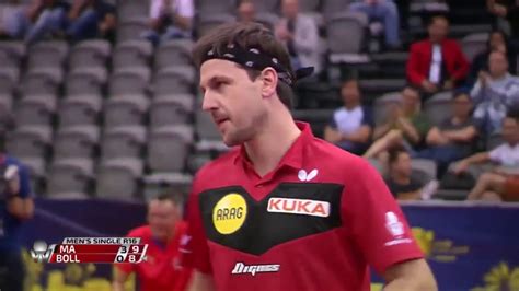 Timo Boll vs Ma Long | 2019 ITTF Qatar Open Highlights R16 - YouTube