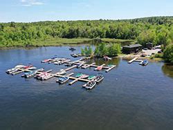 Docks and mooring offered by Great Pond Marina on Great Pond in ...