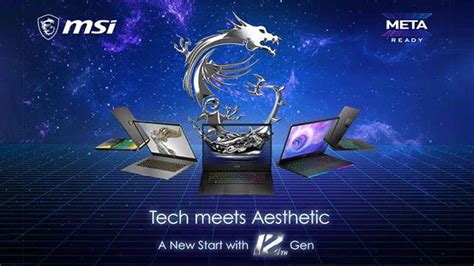 MSI Gaming Laptops with up to 12th-gen Intel Core H-Series processors ...