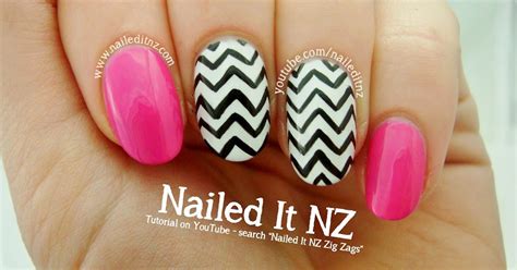 Zig Zag Nail Art Tutorial