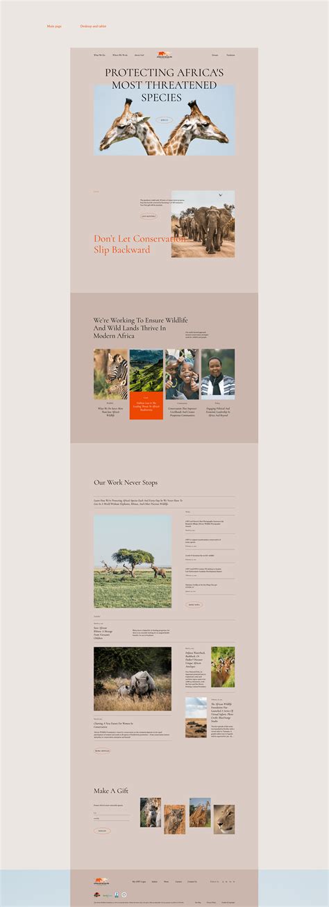 African Wildlife Foundation | Behance