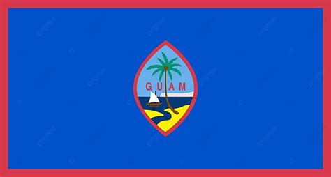 Guam Flag Colors Guam Sign Photo Background And Picture For Free Download - Pngtree