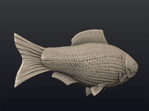 Golden Fish 3D Model $49 - .blend .dae .fbx .obj .stl .3ds - Free3D