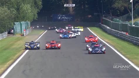 European Le Mans Series: 4 Hours of Spa-Francorchamps start