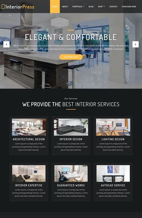 50+ Best Interior Design WordPress Themes 2024 (Free & Premium) - Theme Junkie