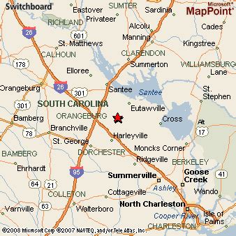 Holly Hill, South Carolina Area Map & More