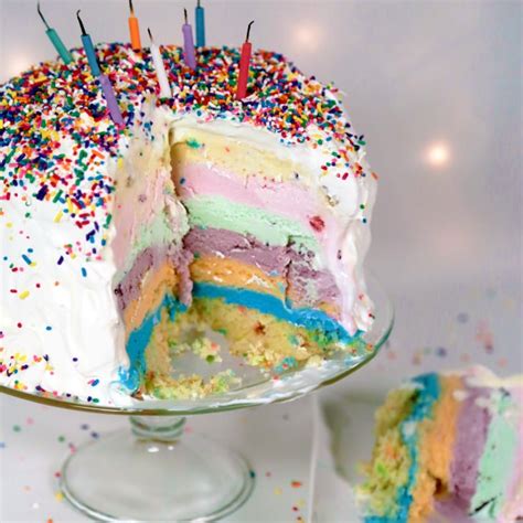 Birthday Ice Cream Cake Recipe | Video | POPSUGAR Food