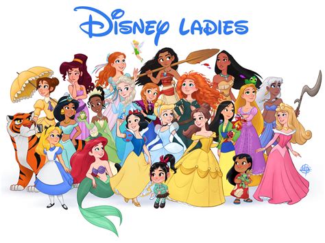 Disney Ladies by LuigiL on DeviantArt