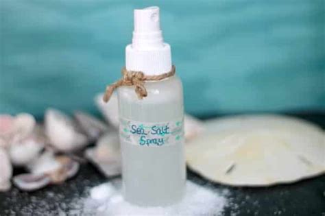 DIY Sea Salt Spray for Hair