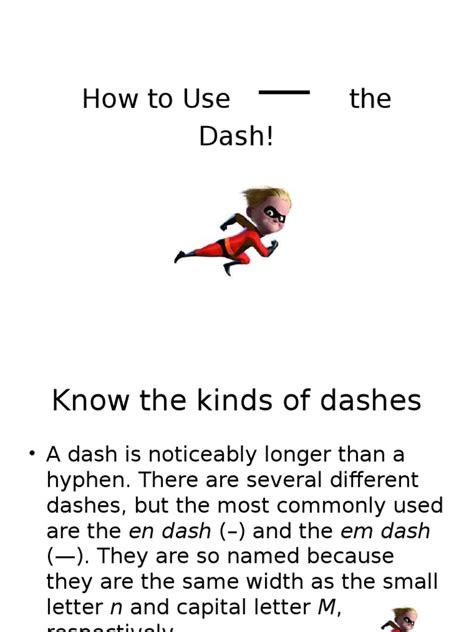 How To Use The Dash | PDF | Comma | Language Mechanics