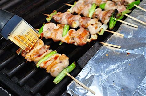 Yakitori Chicken Thighs (Momo) and Thighs with Green Onions (Negima) - DadCooksDinner