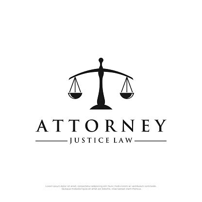 Law Firm And Attorney Logojustice Template With Pillar Sword And Scales Conceptvector ...