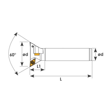 60 Degree Indexable Dovetail End Mill - TKC250-T Series (Teknik ...