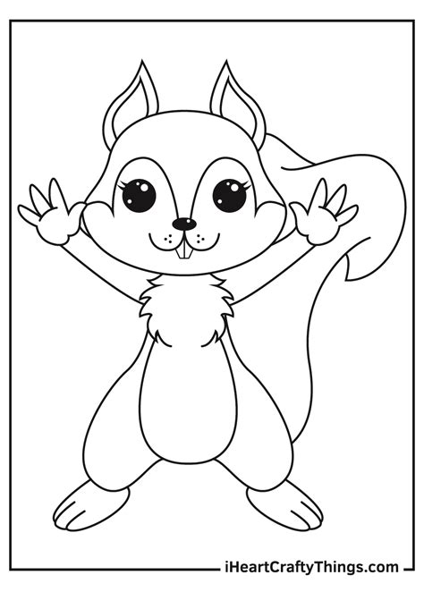 Printable Squirrels Coloring Pages (Updated 2021)