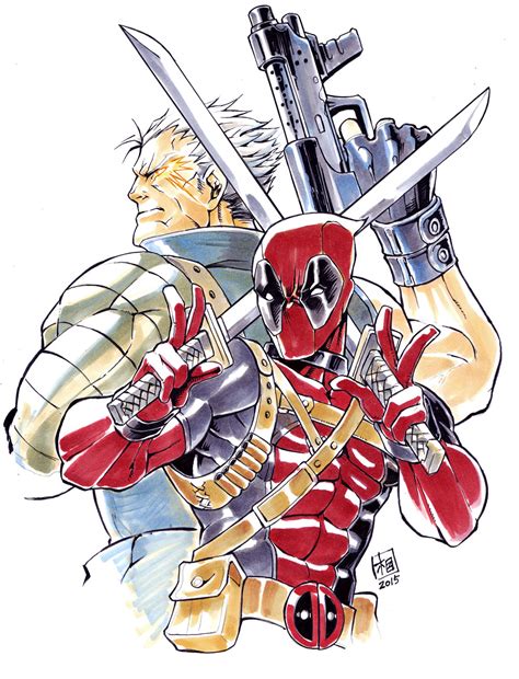 Cable and Deadpool by ai-eye on DeviantArt