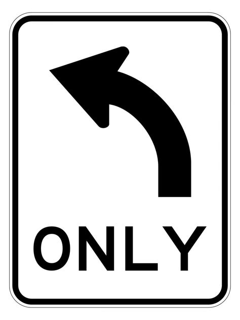 All Traffic Turn (left Or Right) Sign | Buy Now | Discount Safety Signs Australia