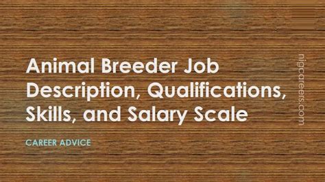 Animal Breeder Job Description, Skills, and Salary