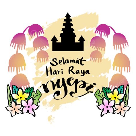 Raya Clipart Transparent PNG Hd, Selamat Hari Raya Nyepi, Happy Day Of Silence, Holiday, Bali ...