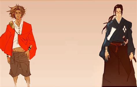 Wallpaper anime, art, guys, Mugen, samurai champloo, Jin images for desktop, section прочее ...