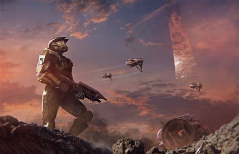 ArtStation - Battle for Alpha Halo