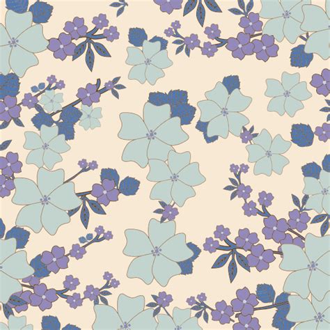 Vintage Floral Wallpaper Pattern 2 | Free SVG