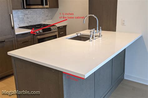 Overhang for Kitchen Countertops – Mega Marble