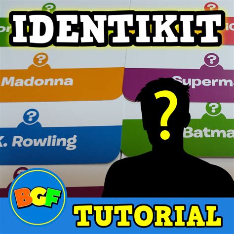 Identikit - Video Tutorial - Board Games Francesco