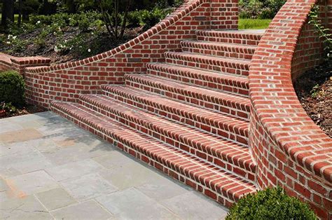 Grand Entrance with Beautiful Brick Staircase