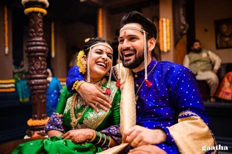 Siddharth Chandekar And Mitali Mayekar Marriage Photos