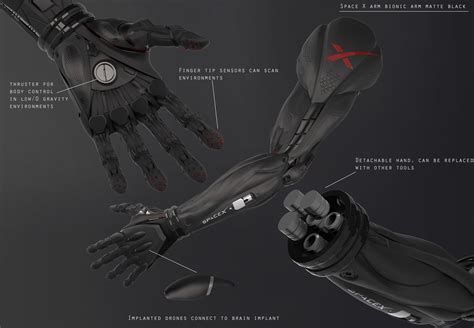 Space X Prosthetic arm , Rafe Johnson on ArtStation at https://www.artstation.com/artwork/1zO0L ...