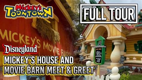 Mickey's House & Meet and Greet Walkthrough - Mickey's Toontown at Disneyland - YouTube