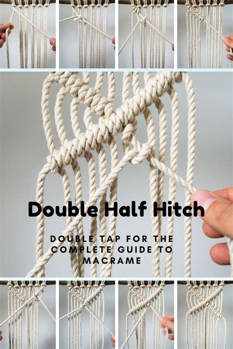 Macrame Knots: The Double Half Hitch – Backyard Designs Ideas 2020