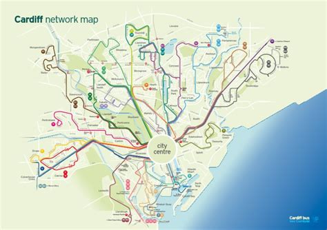 Cardiff Bus Network Map | PDF | Sports