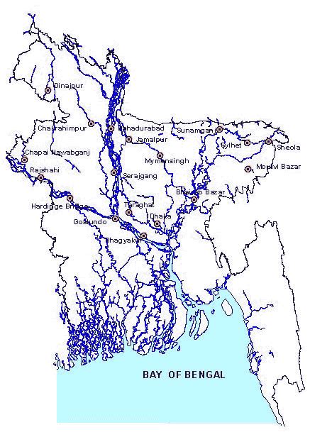 Bangladesh - Hydrograph Rivers - Bangladesh | ReliefWeb