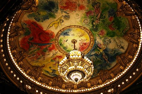 Gambar : tempat lilin, sejarah kuno, Chagall, langit-langit dicat, opera garnier, paris opera ...