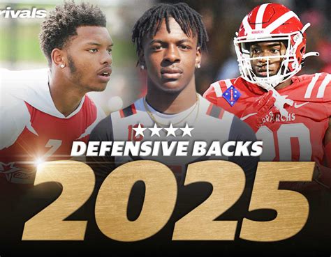 Five new four-star defensive backs unveiled for 2025 class - Rivals: Football & Basketball ...